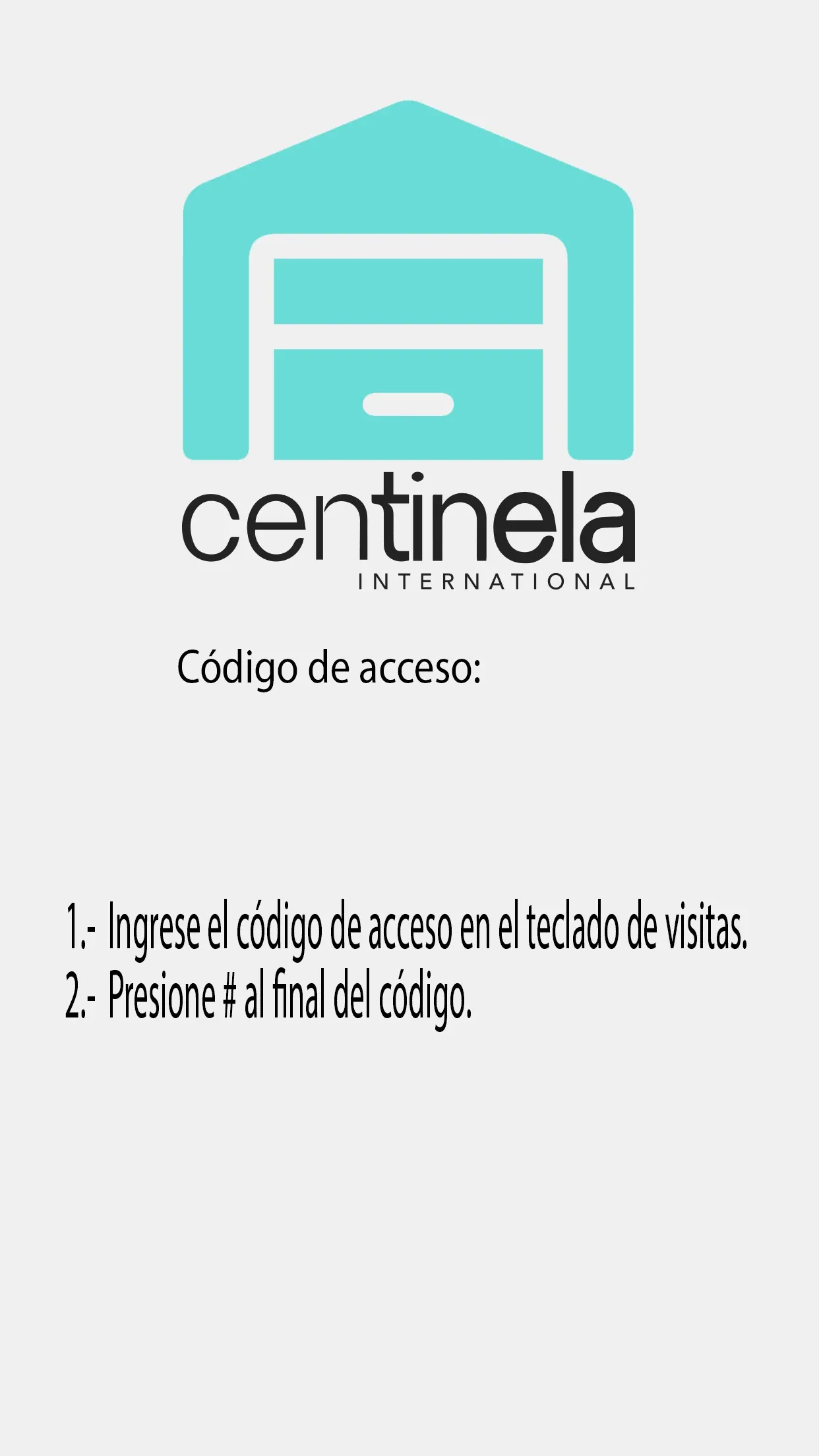 Centinela — Sistema de Control de Accesos — Centinela