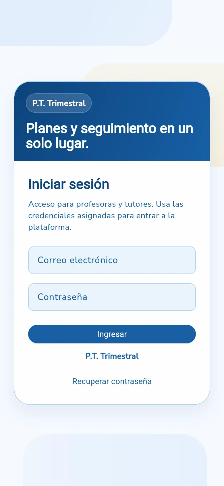Tita — Sistema de Gestión Escolar — FEMN